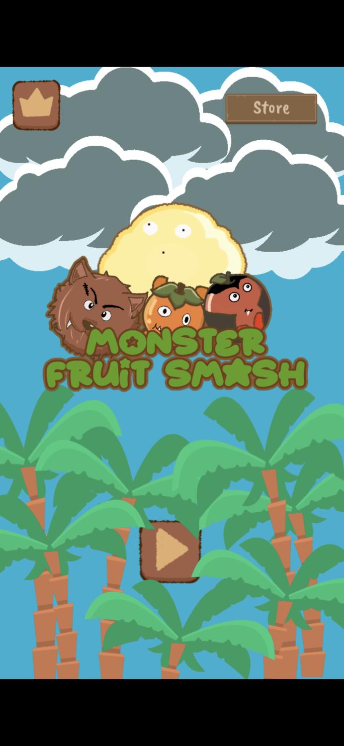 Monster Fruit Smash title screen